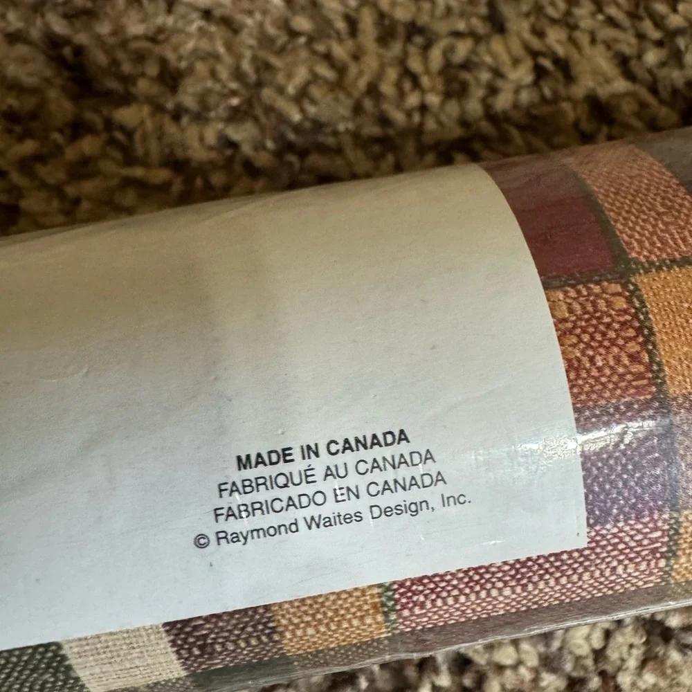 Raymond Waites for Village plaid wallpaper 1 Double roll New in sealed package